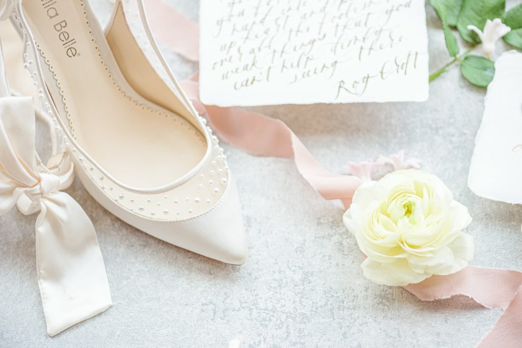 Ideas for an outdoor wedding mean taking into account what shoes you’ll be wearing.